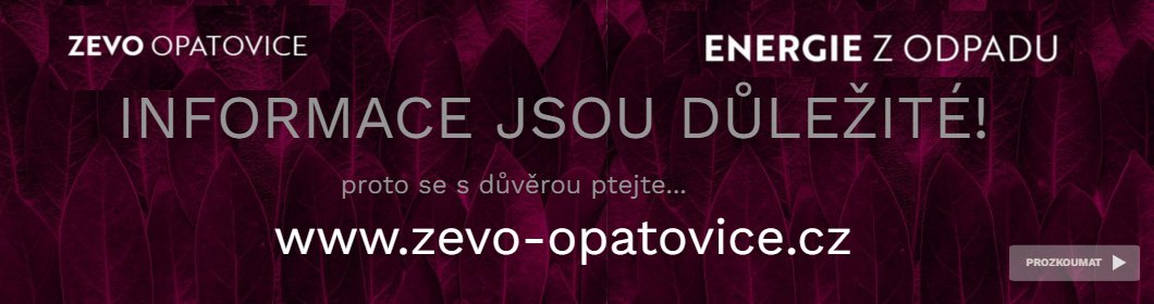 Prozkoumat blíže nové webové stránky projektu ZEVO Opatovice